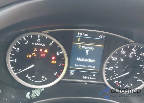 2019 Nissan Sentra Sv z USA, uszkodzony, nr VIN 3N1AB7AP2KY450845